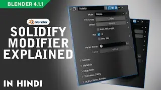 Chapter 2.7 - Solidify modifier explained in Hindi