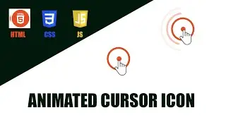 Animated Cursor Icon Javascript || Animated Cursor Icon || How To Make Animated Cursor || Javascript