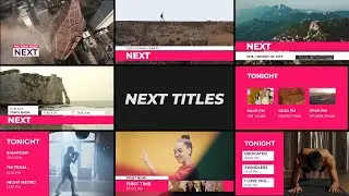 Next Titles | After Effects, Premiere Pro and FCPX Video Template