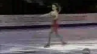 caida de bailarina sobre hielo