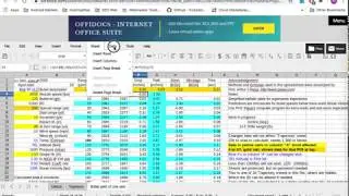 Offidocs Free XLS templates