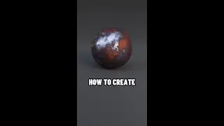 How to create procedural rust in Blender ✍️  Follow for more tips!