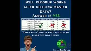 Top VLOOKUP Hack that you are not aware !!