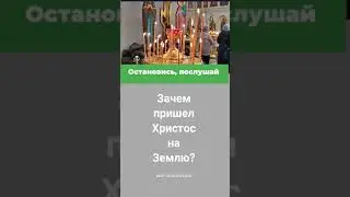 Зачем Христос пришел на Землю #мирправославия