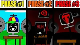 Phase 1 VS Phase 2 VS Phase 3 in Incredibox Sprunki!