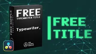 Free Typewriter Title for Davinci Resolve