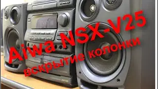 Aiwa NSX-v25 part2 Вскрытие колонки