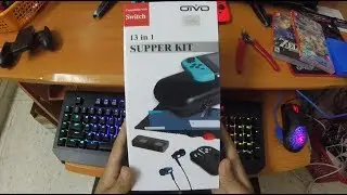 OTVO 13 in 1 Supper Kit for Nintendo Switch Unboxing (missing card cases)