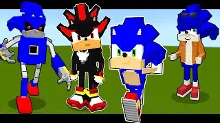 НОВЫЙ МОД НА СОНИКА В МАЙНКРАФТ sonic minecraft