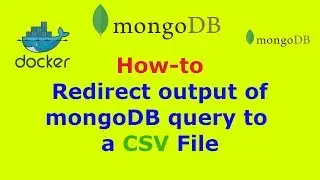 How to Redirect output of mongoDB query to a CSV File