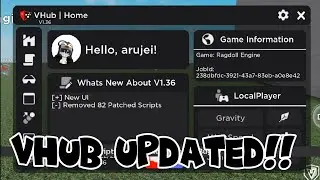 [VHUB NEW UPDATE!]-New version no keysystem yet.(works delta, fluxus, hydrogen)