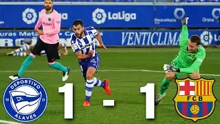 Alaves vs Barcelona [1-1], La Liga 2020/21 - MATCH REVIEW