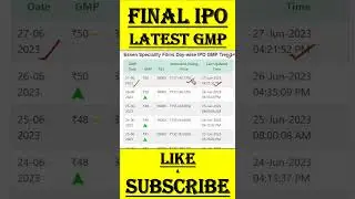 Essen Speciality Films IPO GMP | Essen IPO | #EssenSpecialityIPO #EssenIPO