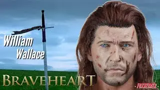 William Wallace - action figures - Custom Head Sculpt - Mel Gibson - Braveheart FOR SALE