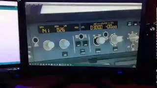 A320 FCU display test