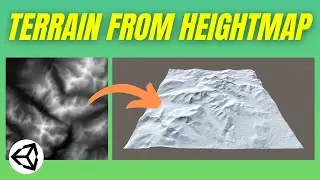 Create Terrain from a Heightmap (Unity Tutorial)