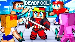 Hunters vs DEADPOOL in Minecraft!