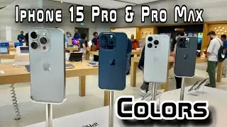 New Iphone 15 Pro and Pro Max Different Colors