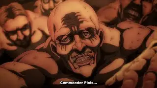 Commander Pixis's death - Attack On Titan Episode 81