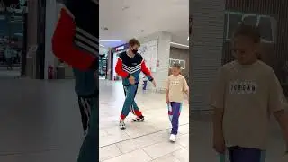 TEACHING SHUFFLE ⭐️ LITTLE GIRL DANCING 😎 LITTLE BOY ?? 😨🔥