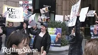 Free Kesha Rally Outside Sony Office