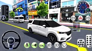 3D Driving Class #23: Real City Driving - New Car KIA CARNIVAL 2023 Vs Train - Android GamePlay