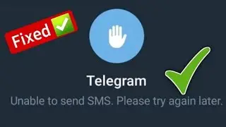 how to fix telegram unable to send SMS | how to fix telegram messages not sending #telegram #howto