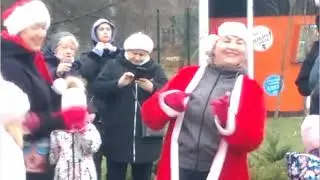 Флешмоб Дедов Морозов 🎅 Летнее озеро 18.12.2021