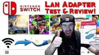 Nintendo Switch - Official Lan Adapter Test & Review! (Wireless VS Wired on Nintendo Switch)