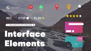 Miscellaneous Interface Elements | After Effects and Premiere Pro Video Template