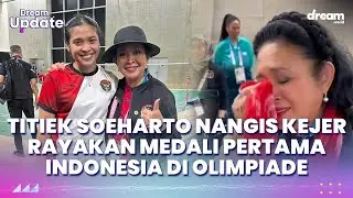 Titiek Soeharto Nangis Kejer Rayakan Medali Pertama Indonesia di Olimpiade Paris 2024