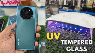 Lava Agni 2 UV Tempered Glass Installation | How to Apply