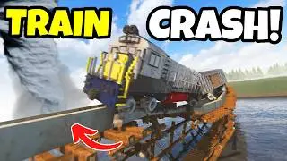 Doing EVERYTHING I CAN To DESTROY The TRAIN BRIDGE! - Teardown