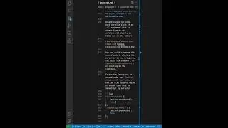 VS Code Shorts — Centered editor layout