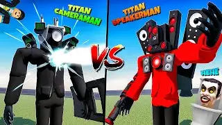 KEREN!! Jadi TITAN CAMERAMAN & TITAN SPEAKERMAN VS SKIBIDI TOILET Army 🔥😱🔥