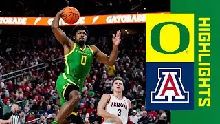 Oregon Men’s Basketball vs. Arizona | GAME HIGHLIGHTS (2024)