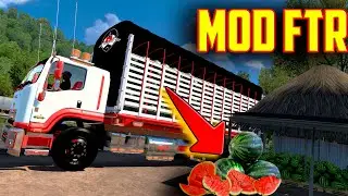 MOD ATS 1.50 Camión Chevrolet FTR con 10 TONELADAS de SANDÍAS