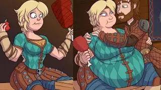 Astrid to Fatstrid! - more art by TubbyToons (Dubbed)