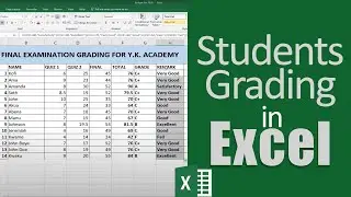 How to calculate students grades in Excel