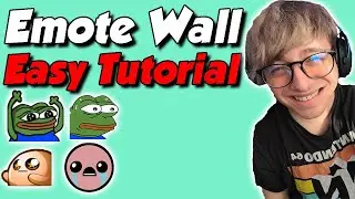 How To Add Emote Wall To Streamlabs OBS (OBS Studio, XSplit, & OBSLive)