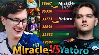 MIRACLE vs YATORO in a High Ranked EPIC CARRY Battle of GODs dota 2