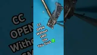 Open CC PIN Without SMD use This Trick ✅#frpsam