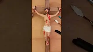 ✝️ Jesucristo Crucificado hecho con plastilina ✝️