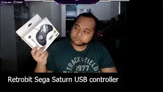 Unboxing Retrobit Sega Saturn USB controller before stream