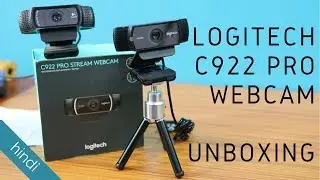 Logitech C922 Pro Stream Webcam Unboxing - Best for Live YouTube Videos?