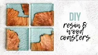 DIY Epoxy Resin & Wood Coasters | How To