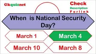 important days quiz March| national international days| important dates |General knowledge quiz|