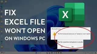 Excel File Not Opening on Windows 11/10 [Fixed]