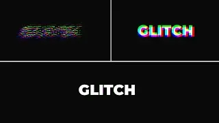 Glitch Text Animation | Unique & Easy Method | After Effects 2021 | Free Project File