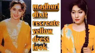 madhuri dixit recreate look //hum apke hain koun madhuri inspire makeup